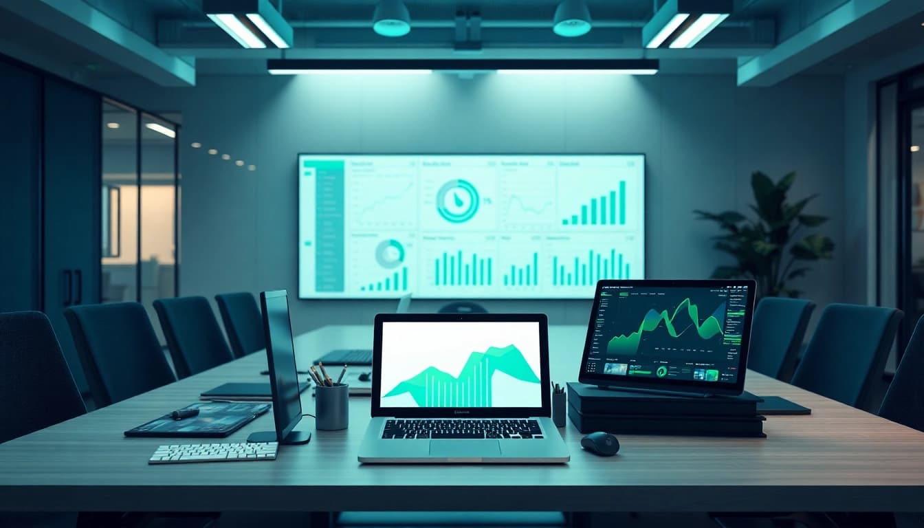 Showcase of the best sales navigator scraping tool in a modern digital marketing workspace.
