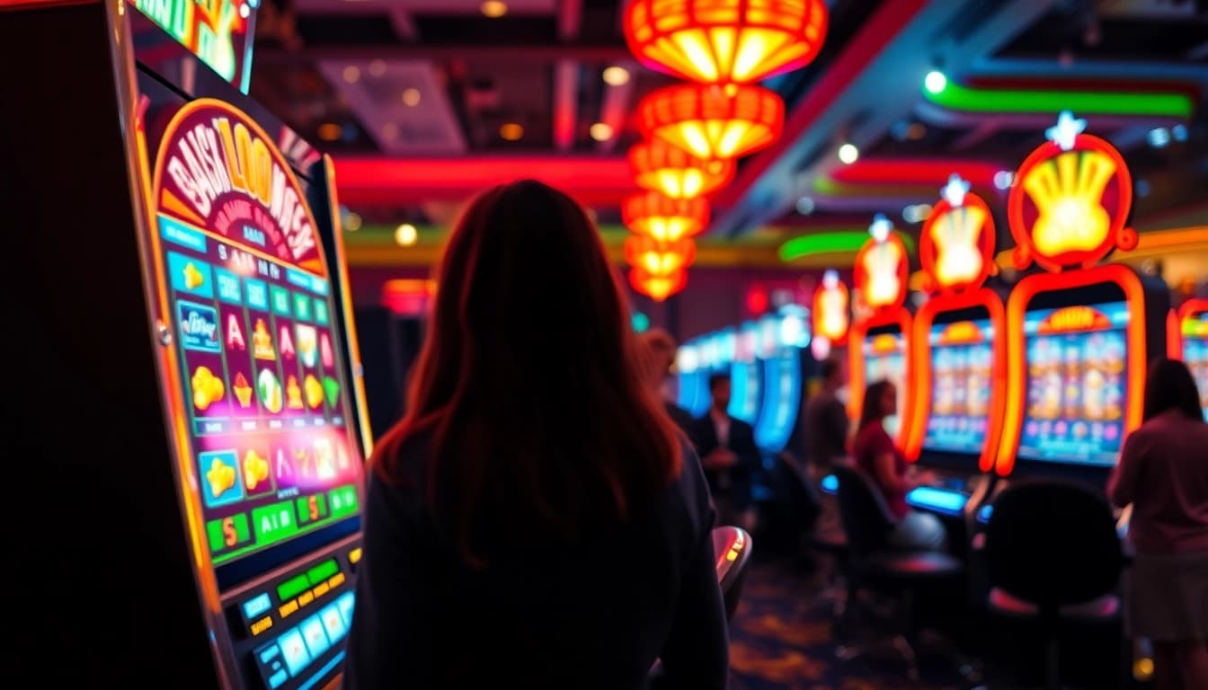 Menggertak keberuntungan dengan 88SLOTDEWA melalui mesin slot yang berkilau di kasino.