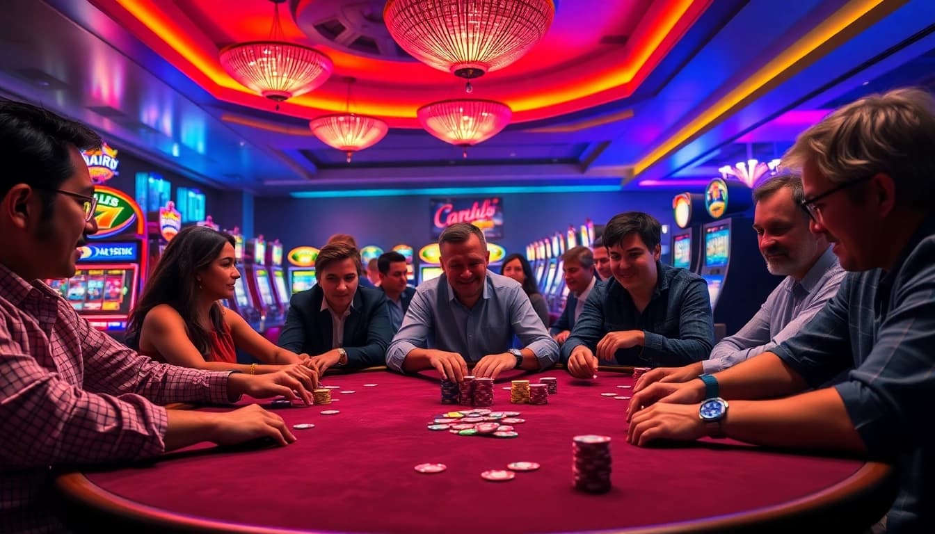 Menangkan permainan poker dengan situs pgbet di meja permainan yang penuh warna.