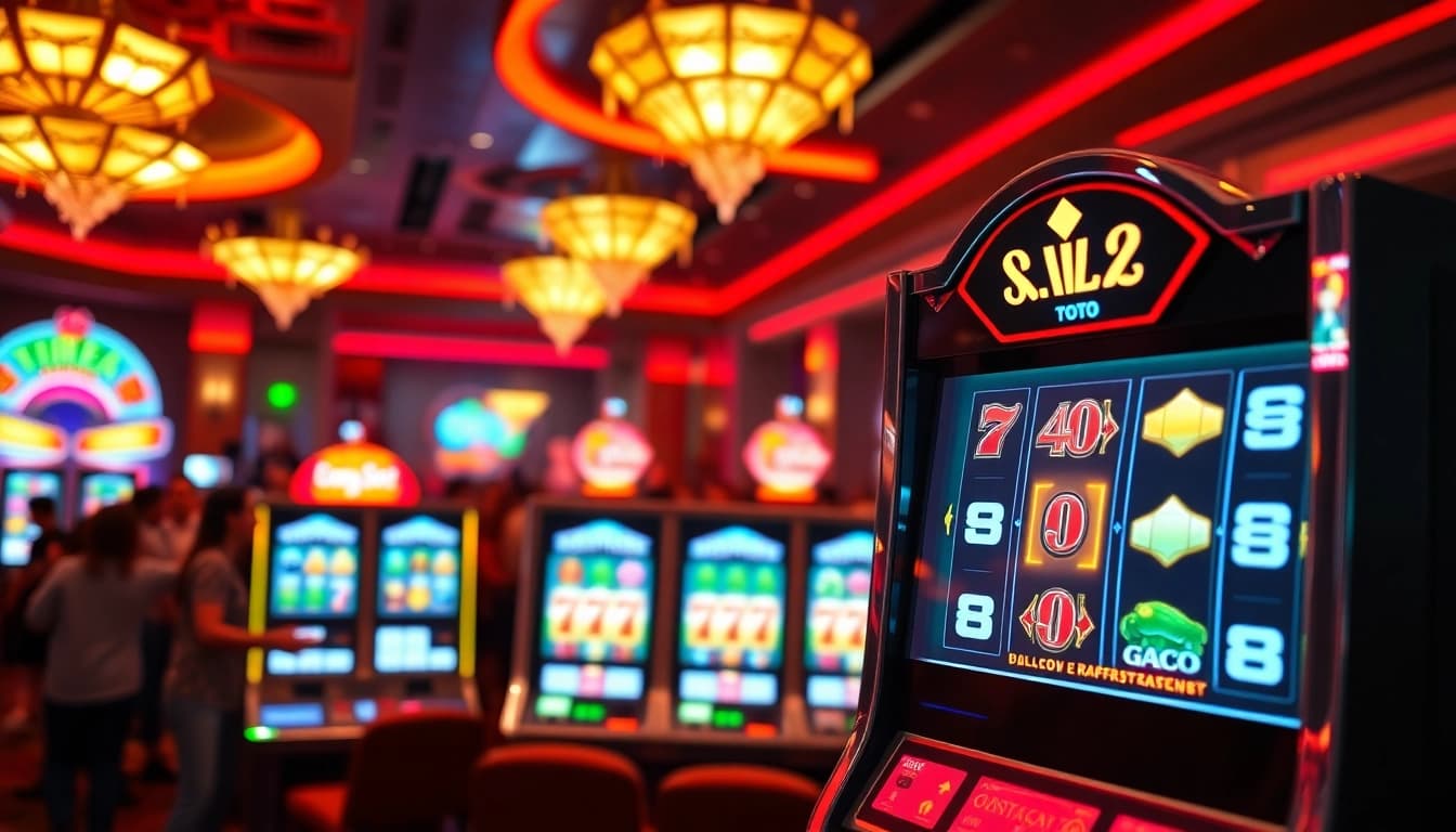 Menangkan hadiah dengan toto slot gacor yang menarik di kasino dengan mesin slot modern.