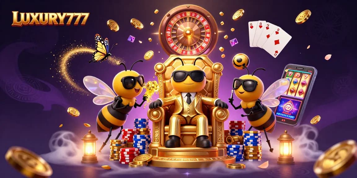 Gali kemenangan di LUXURY777 dengan bumblebee bos kasino dalam suasana memukau.