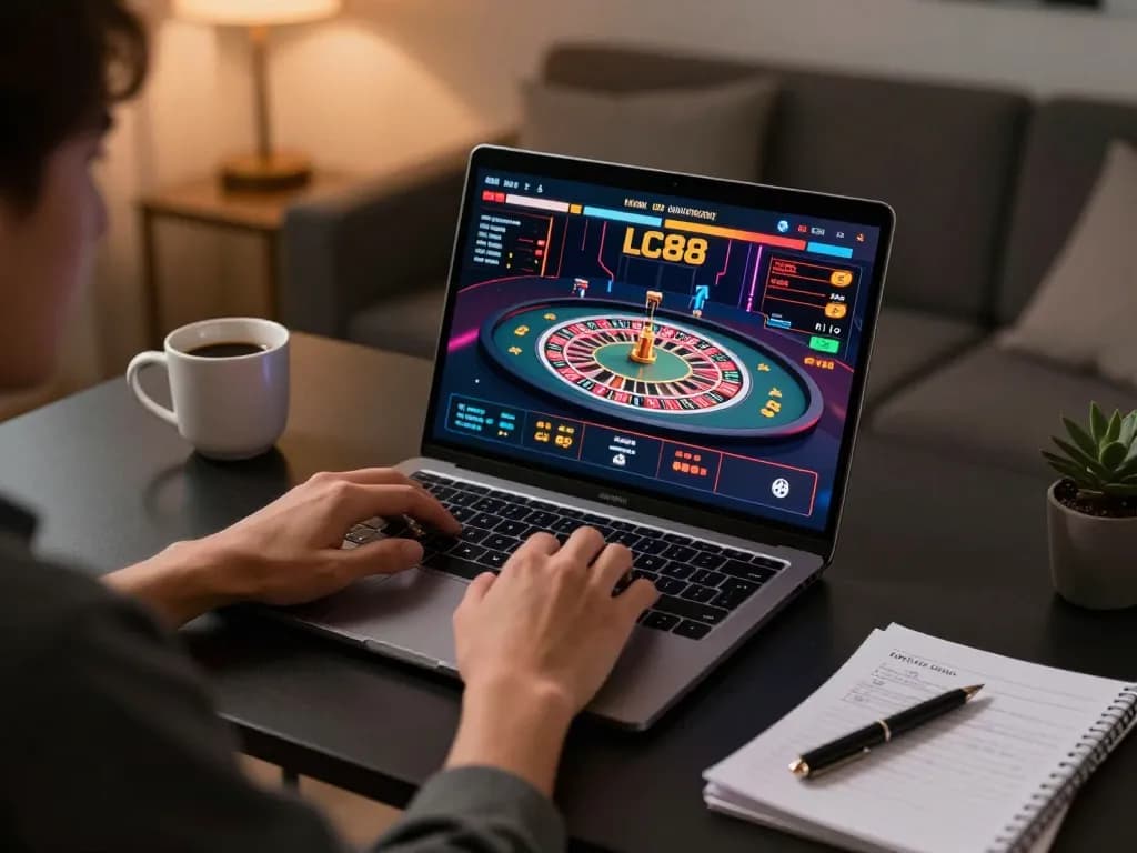 Engage in LC88 online casino gaming from a cozy home setup with strategy notes