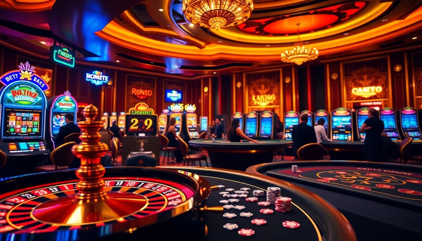 Experience dynamic gaming at bl-555.io with vibrant casino tables and exciting slot machines.