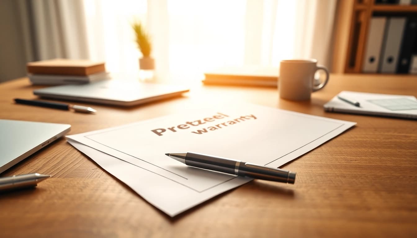 Evaluate if Pretzel is a good warranty company with a detailed warranty brochure and professional workspace.