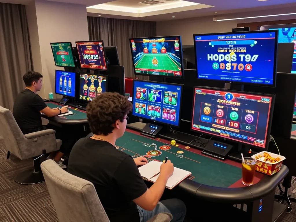 Engaged player using online casino app at home showcasing nhà cái uy tín experiences.