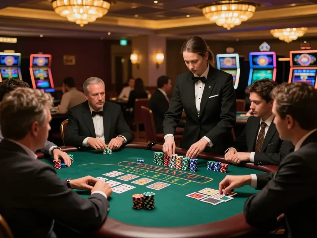 Experience the thrill of blackjack at cm88-t1 with players immersed in strategy and excitement.