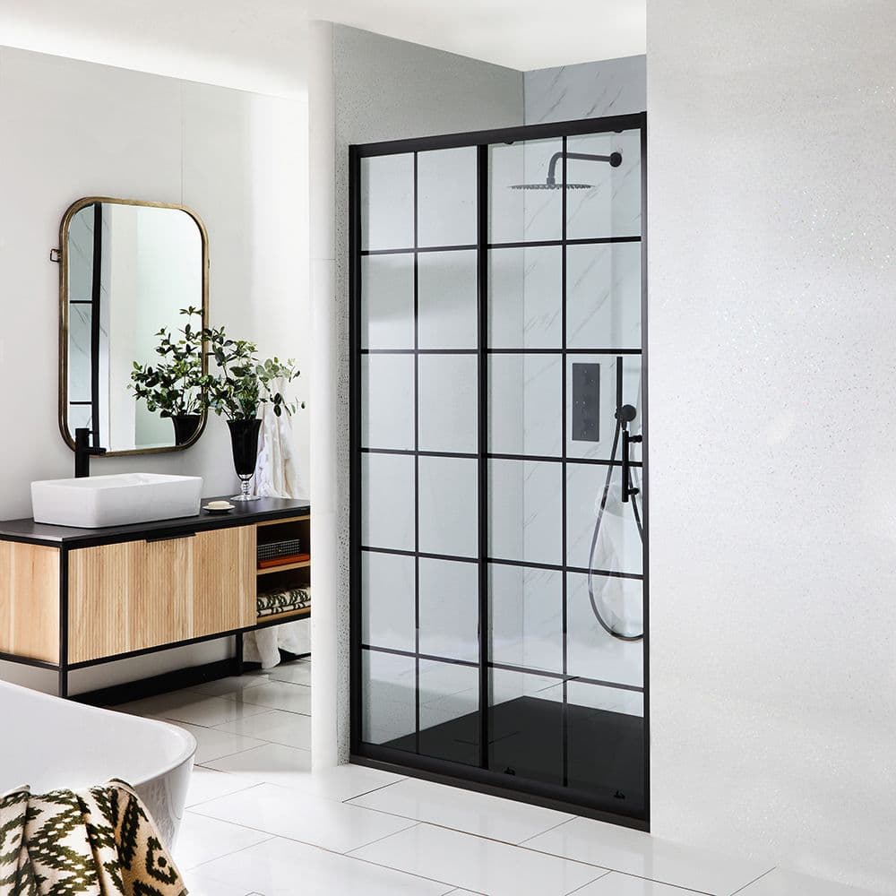 Achieve Minimalist Sophistication with a Shower Door Black Frame