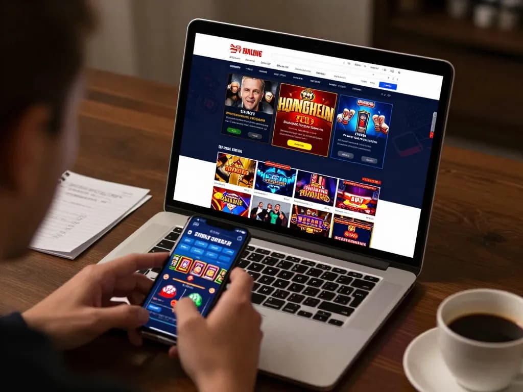 Engaging with SC88's diverse online gaming options at home, showcasing strategic betting decisions and immersive layouts
