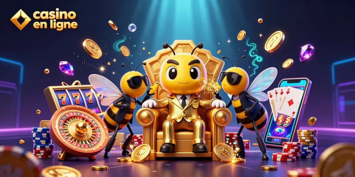 Jouez à des jeux captivants de casino en ligne avec une ambiance colorée et dynamique.