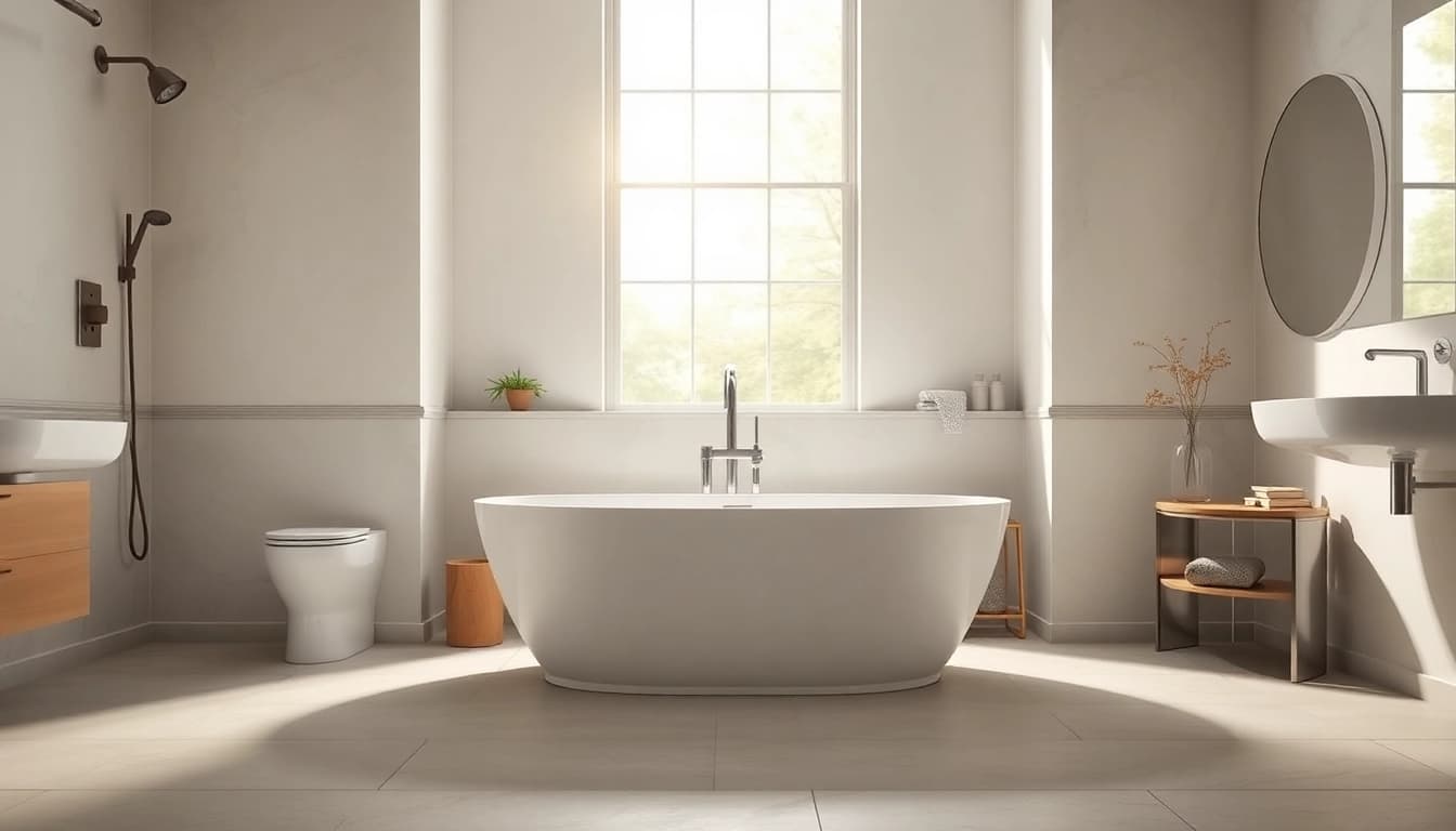 Gestalten Sie Ihre Badezimmerträume mit sonni sanitär GmbH durch elegante und moderne Sanitärlösungen.