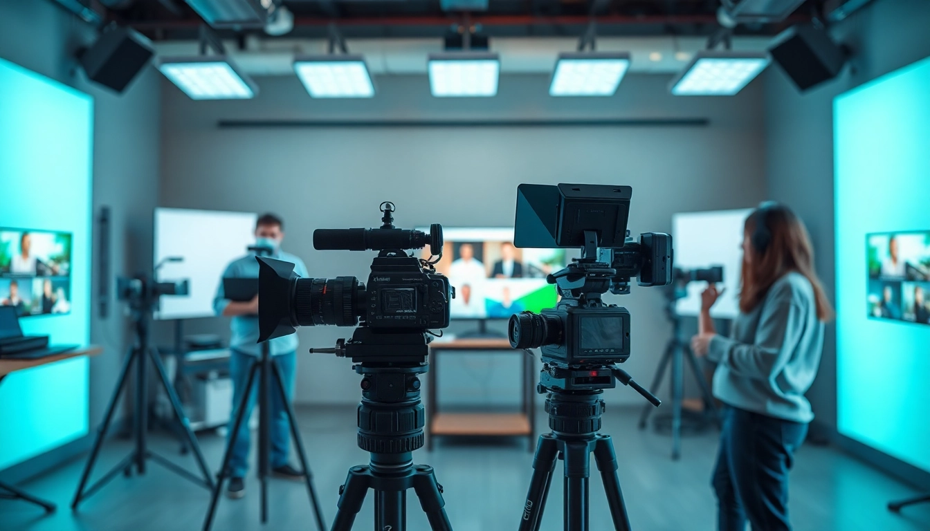 Engaged corporate video production team creating high-quality content in Toronto
