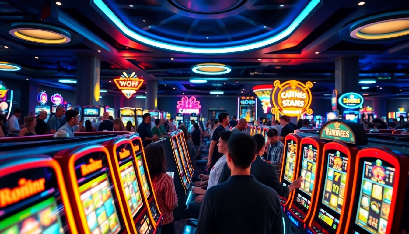 Menangkan di slot online dengan suasana kasino yang semarak dan penuh kegembiraan.