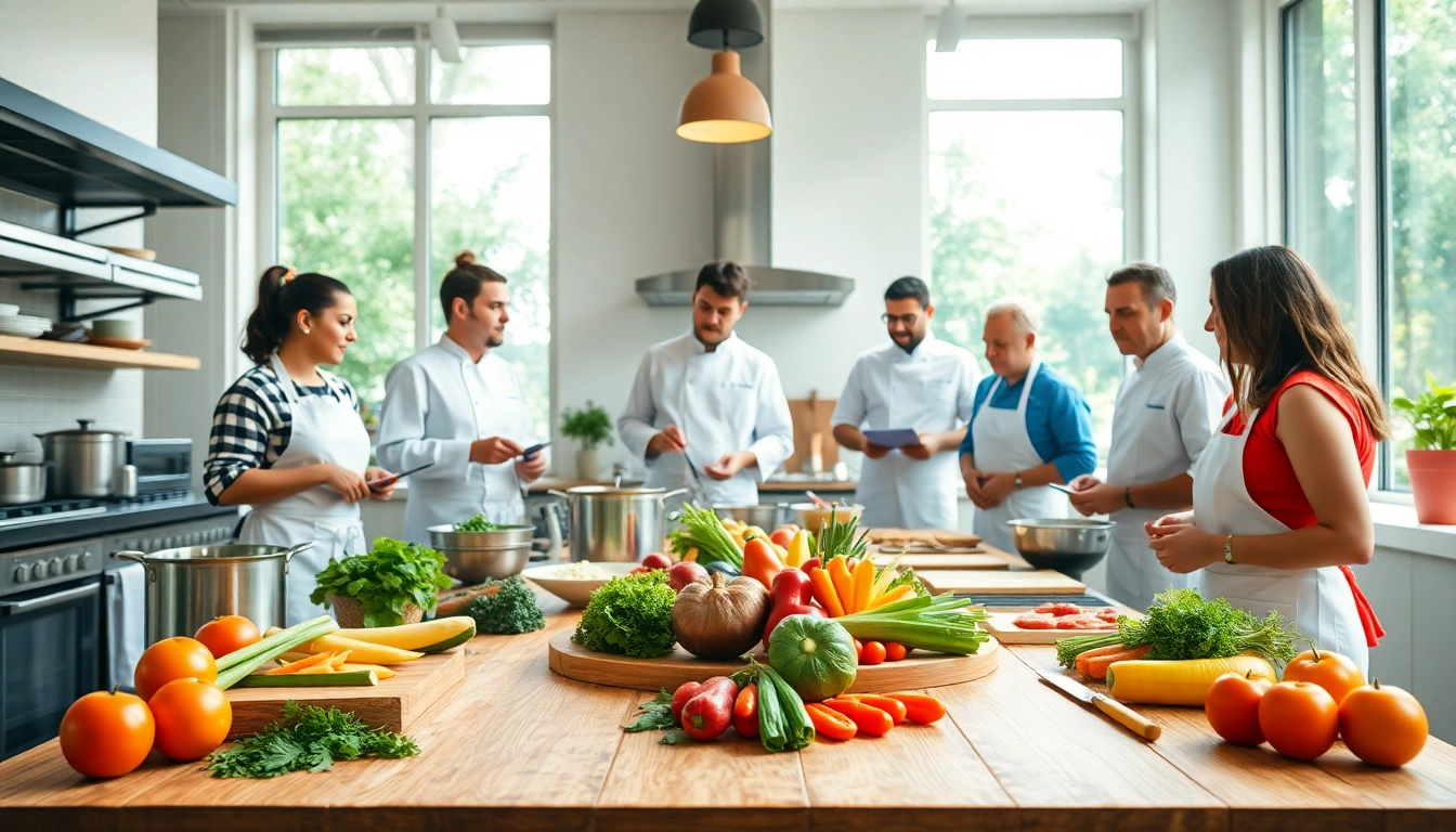 Engage with culinary creativity at dishfacts.com with vibrant cooking classes in natural light.