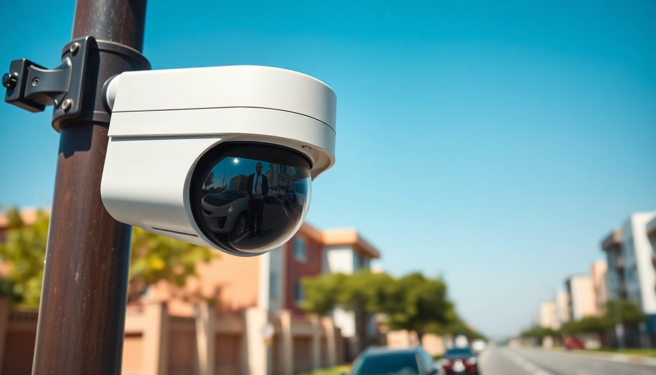 Capture of a vehicle by a license plate recognition camera mounted on a street pole, showcasing real-time surveillance.
