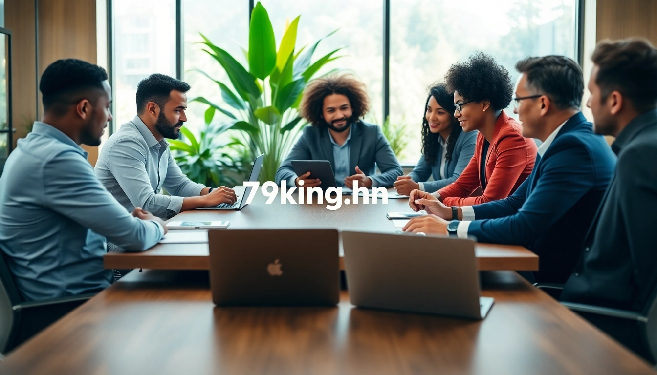 Discussing strategic ideas for 79king hn in a professional meeting.