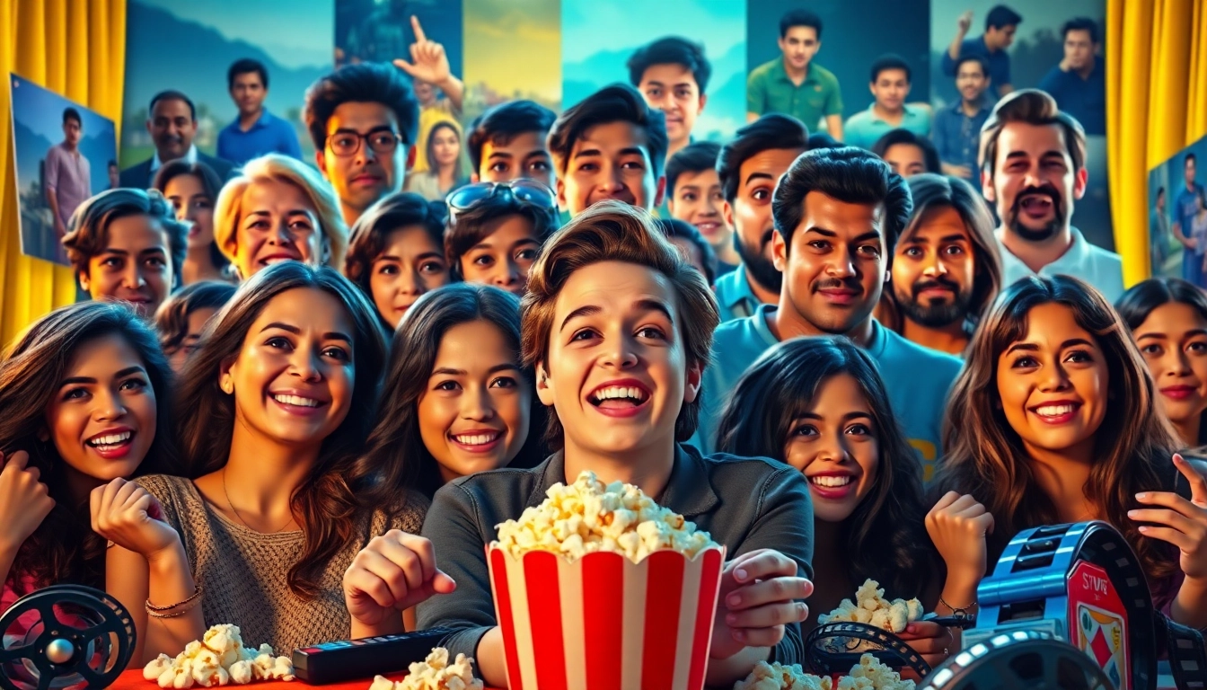 Explore characters from the latest web series online in a vibrant, engaging collage format.