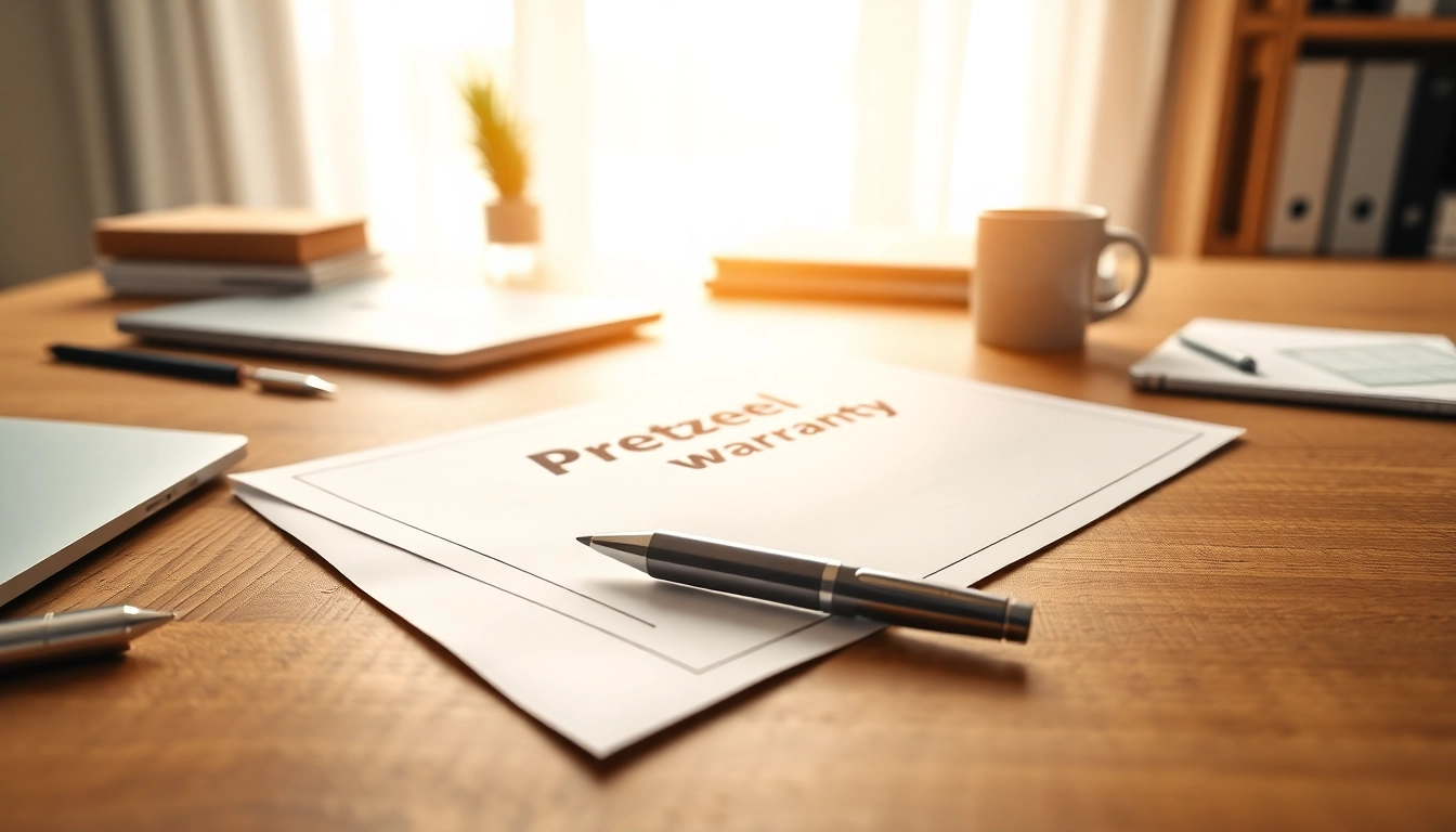 Evaluate if Pretzel is a good warranty company with a detailed warranty brochure and professional workspace.