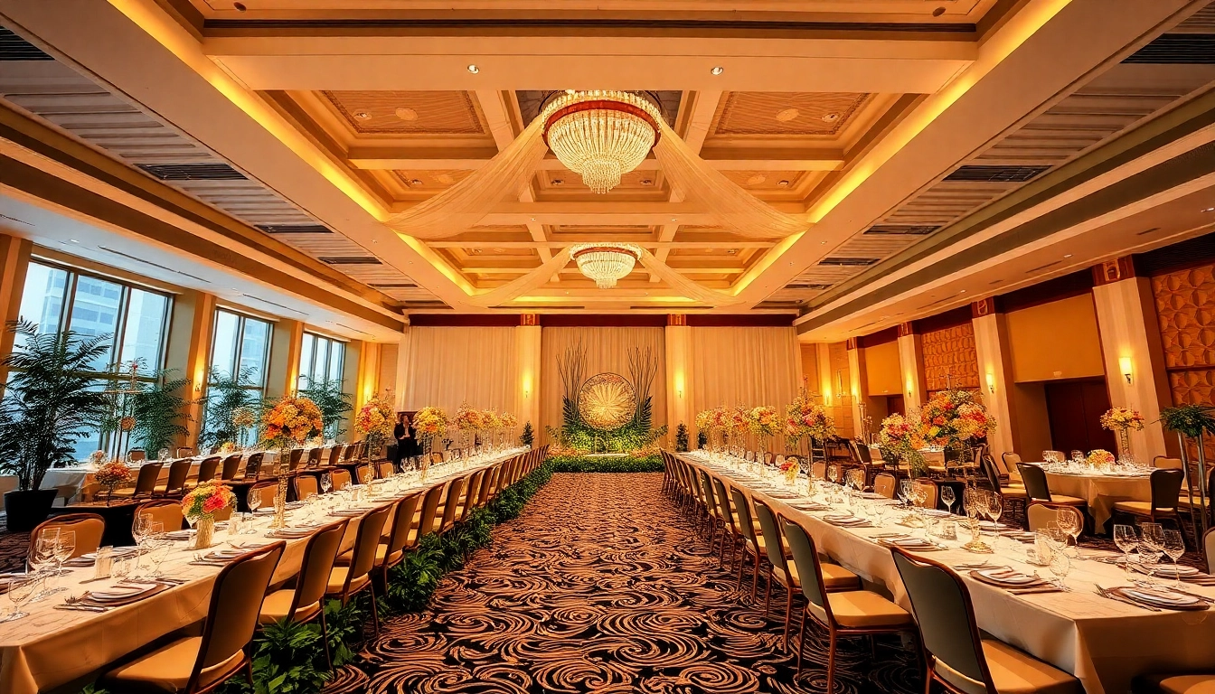 Besondere Feierlichkeiten im almas event center mit eleganter Dekoration und festlichem Ambiente.