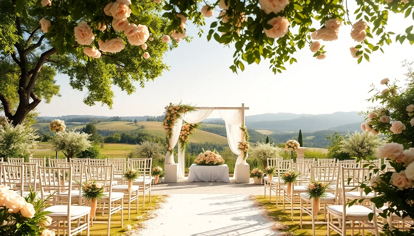 Experience the beauty of Clarksburg Wedding Venues set in an idyllic outdoor space.