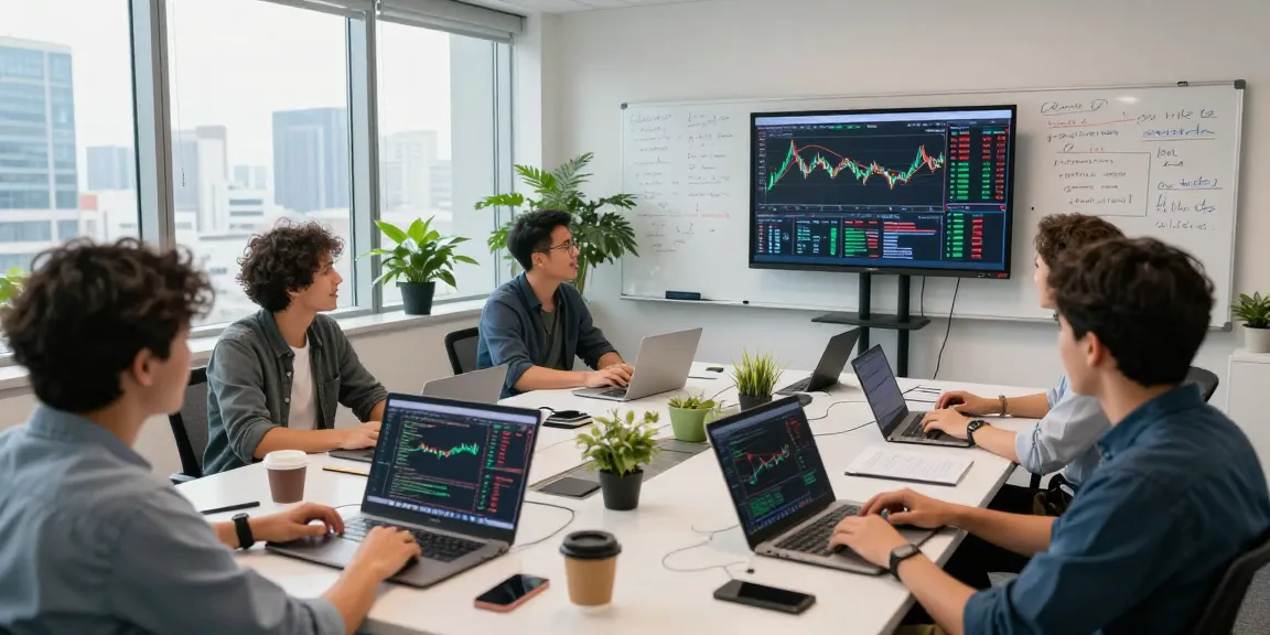 Real-time market data analysis with Hang Seng constituent stock API in a fintech team collaboration.