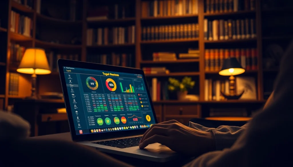 Menganalisis hasil togel resmi di laptop dalam suasana nyaman.