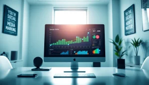 Boost your TikTok engagement with a dynamic TikTok smm panel workspace illustration.