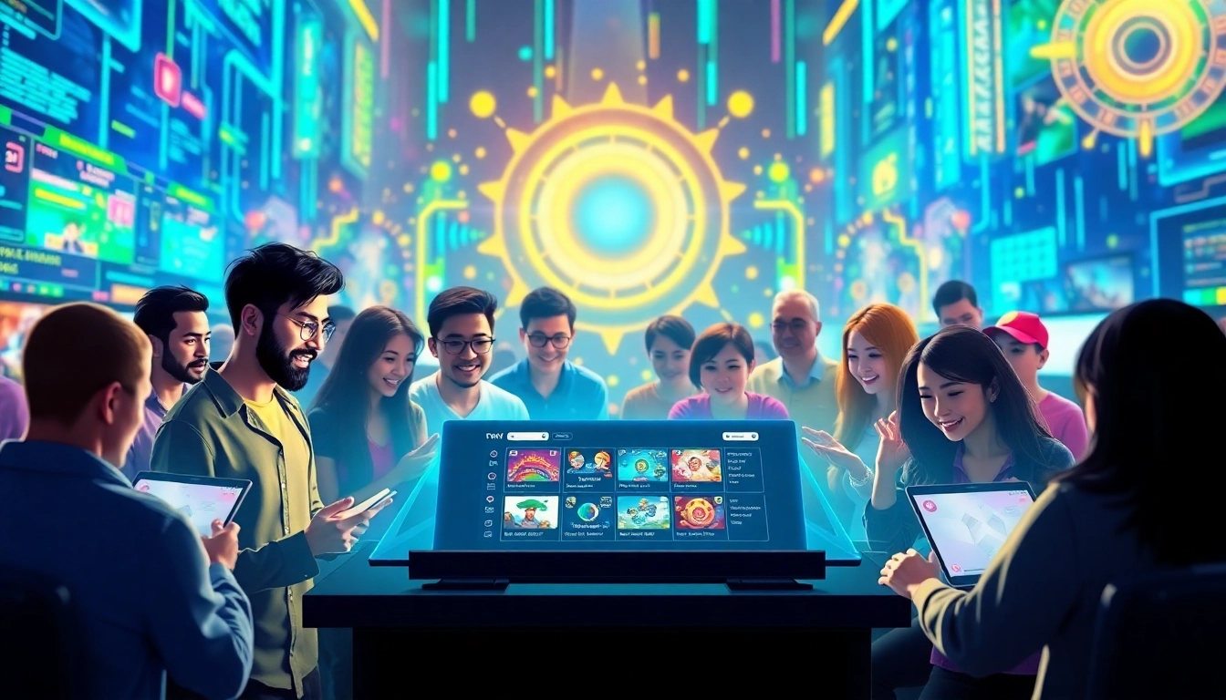 Menampilkan kegembiraan pemain di platform togel dengan antarmuka digital yang dinamis.