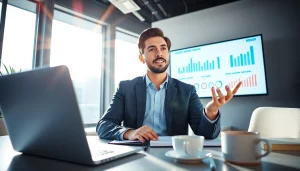 카드 한도 현금화 방법을 설명하는 금융 전문가의 모습.