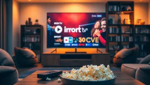 Experience seamless entertainment with the iron tv pro setup in a cozy living room.