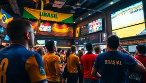 Experience the excitement of sports betting Brazil with fans actively participating in wagers.