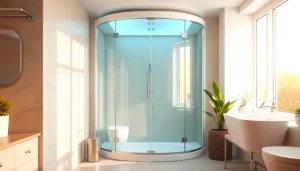 Découvrez les cabines de douches de sunny showers france pour une salle de bains moderne.