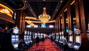 Menangkan jackpot dengan luxury333 dalam suasana kasino mewah dan ramai.