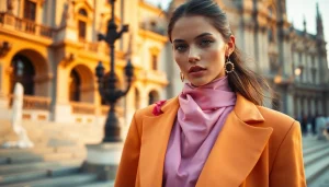 Professional photo book for models showcasing elegant fashion in Milan