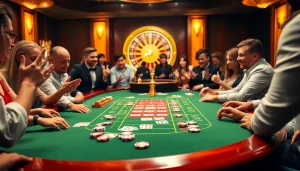 Players engaging in Baccarat at XX88's luxurious casino table.