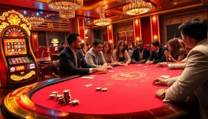 Enhance your gaming with new 66 experiences at a luxury casino table filled with poker chips.