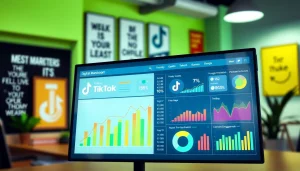 Analyze TikTok performance metrics with an engaging tiktok smm panel dashboard showcasing vibrant analytics.
