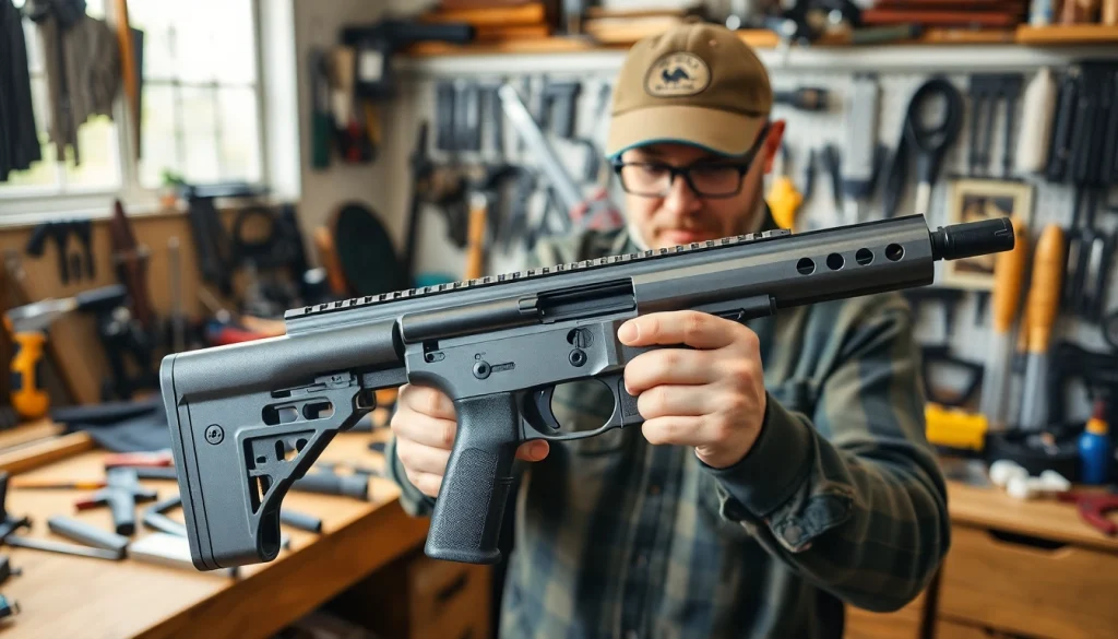 Assembling a pf940sc frame only​ in a well-lit workshop with tools and accessories.