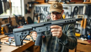 Assembling a pf940sc frame only​ in a well-lit workshop with tools and accessories.