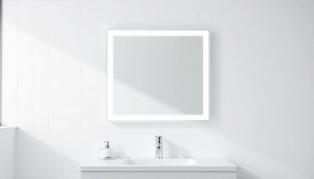 Enhance your space with bathroom mirror with led light, reflecting modern elegance and clarity.