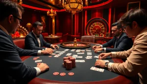 Experience the thrill of gambling at 11BET with an engaging poker game featuring professional players.