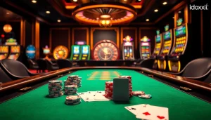 Engage with indoxxi by experiencing the thrill of high-stakes poker in a luxurious casino setting.
