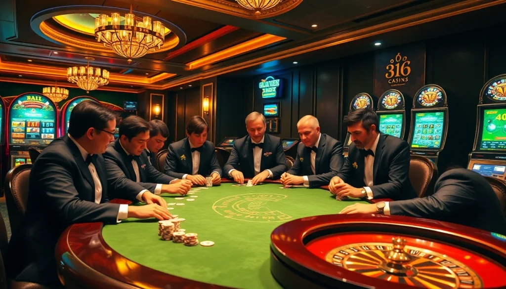 The official hidden wiki inspires gamblers as they strategize at a high-stakes poker table amidst casino excitement.