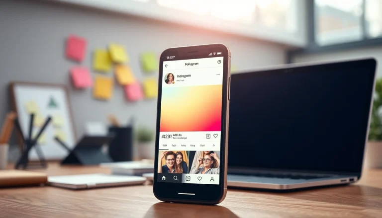 instagram フォロワー 買うでフォロワー数が増加するスマートフォン画像。