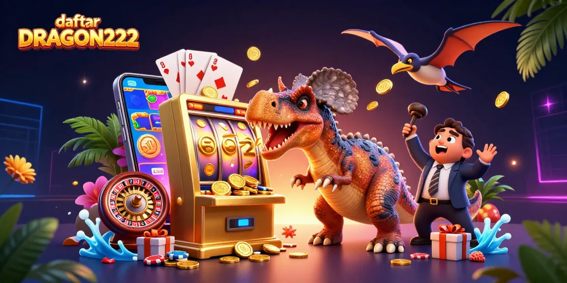 Experience the thrilling jackpots with daftar DRAGON222 featuring vibrant animations and dynamic casino elements.