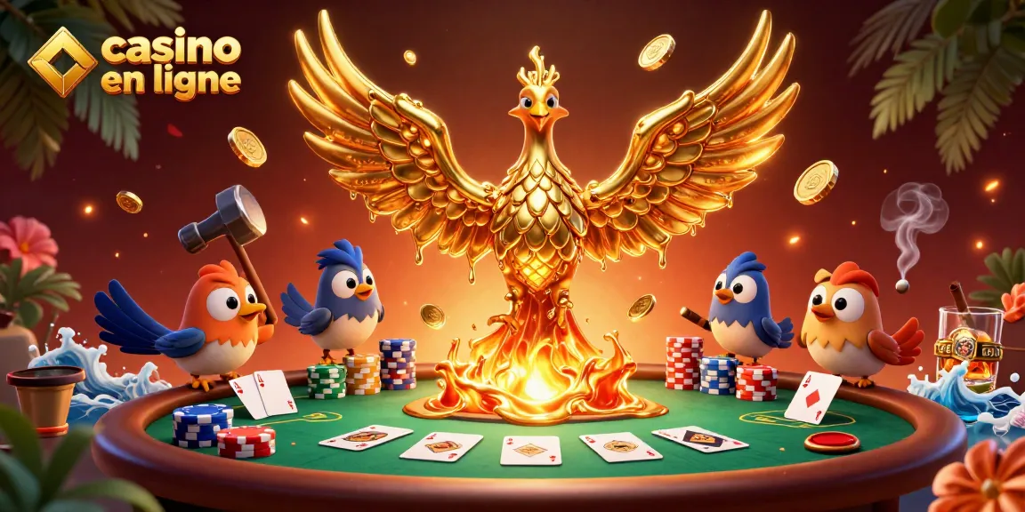Jouez au casino en ligne et gagnez avec des jeux palpitants dans cette scène vibrante de luxe.