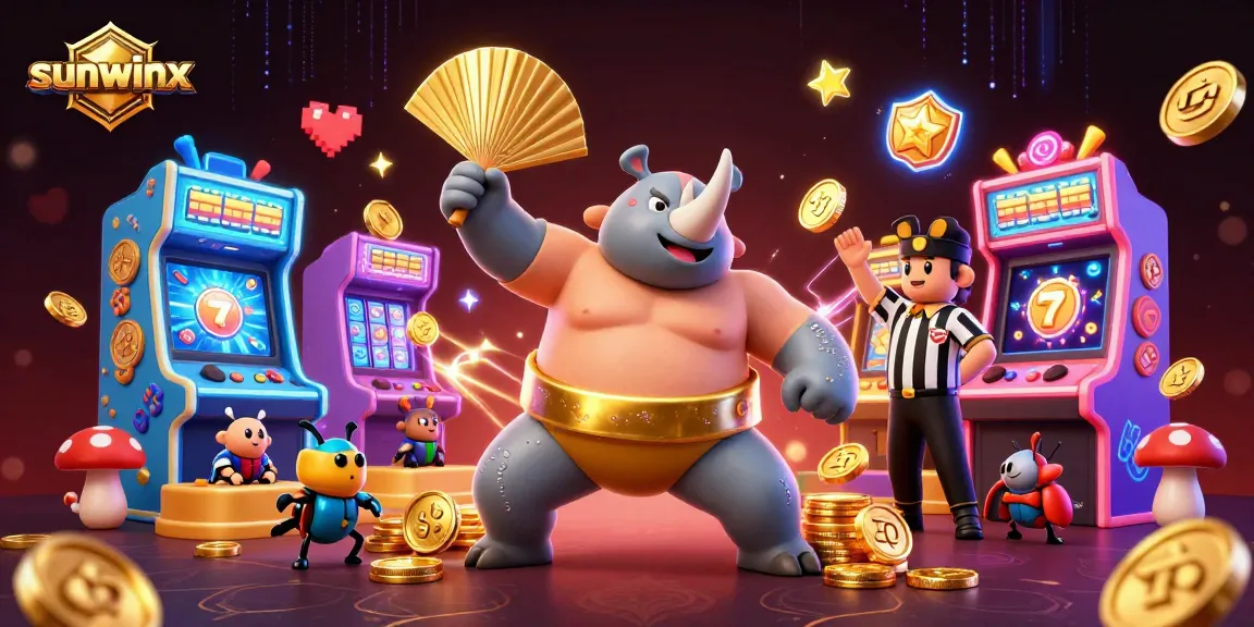 Win big with sunwinx at this vibrant casino-themed illustration full of action and excitement.