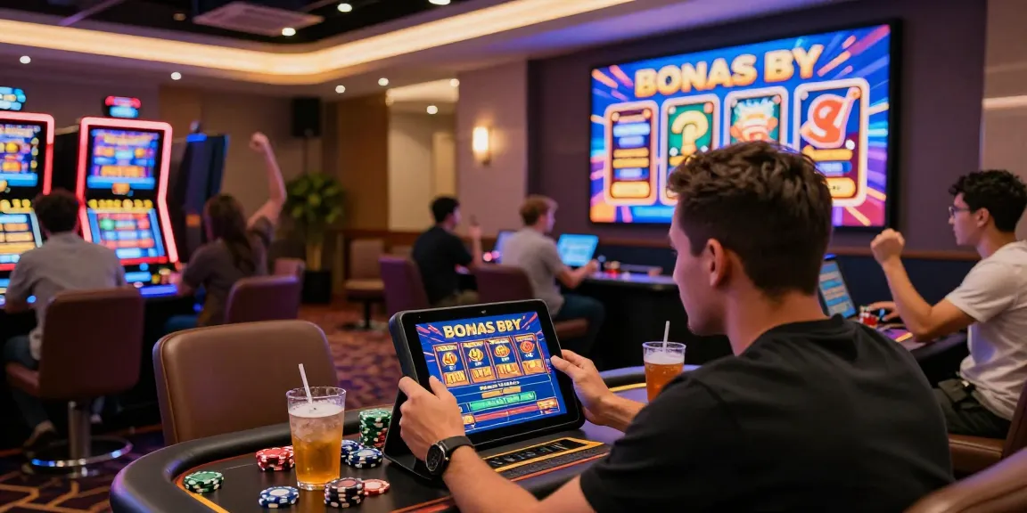 Players enjoying exciting bonus buy slots in a vibrant online casino environment with game graphics and promotions.